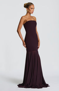 Vestido Maxi Palabra de Honor Jimena Mireia
