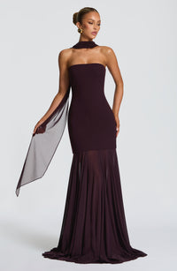 Vestido Maxi Palabra de Honor Jimena Mireia