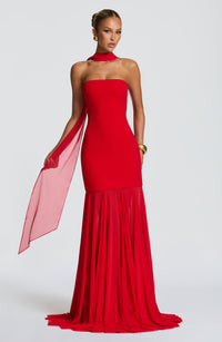 Vestido Maxi Palabra de Honor Jimena Mireia