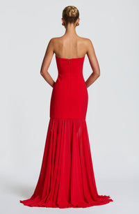 Vestido Maxi Palabra de Honor Jimena Mireia