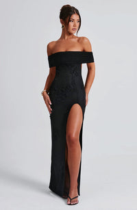 Vestido Maxi Bardot Mara Julia