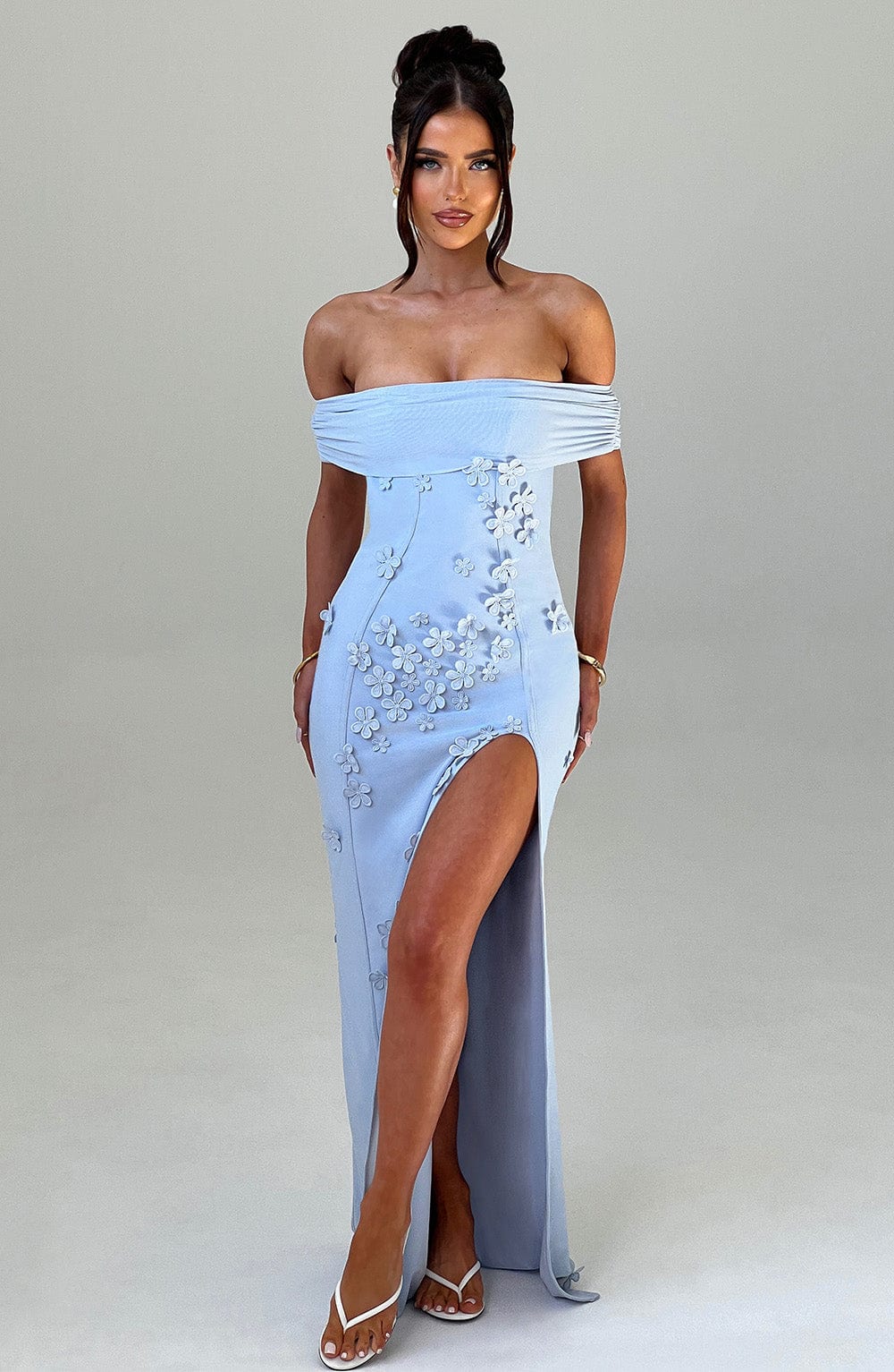 Vestido Maxi Bardot Mara Alma