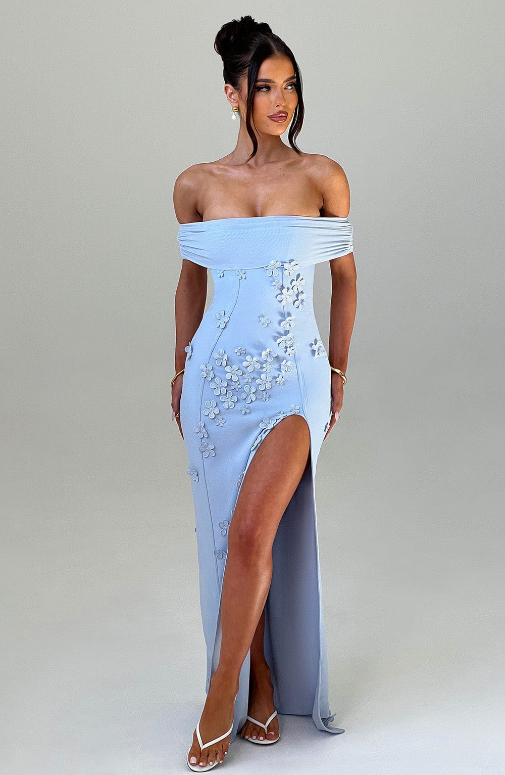Vestido Maxi Bardot Mara Alma
