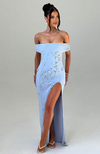 Vestido Maxi Bardot Mara Alma
