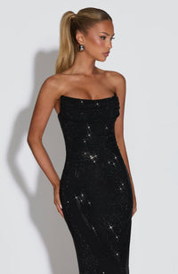 Vestido Maxi con Brillo Alexandra