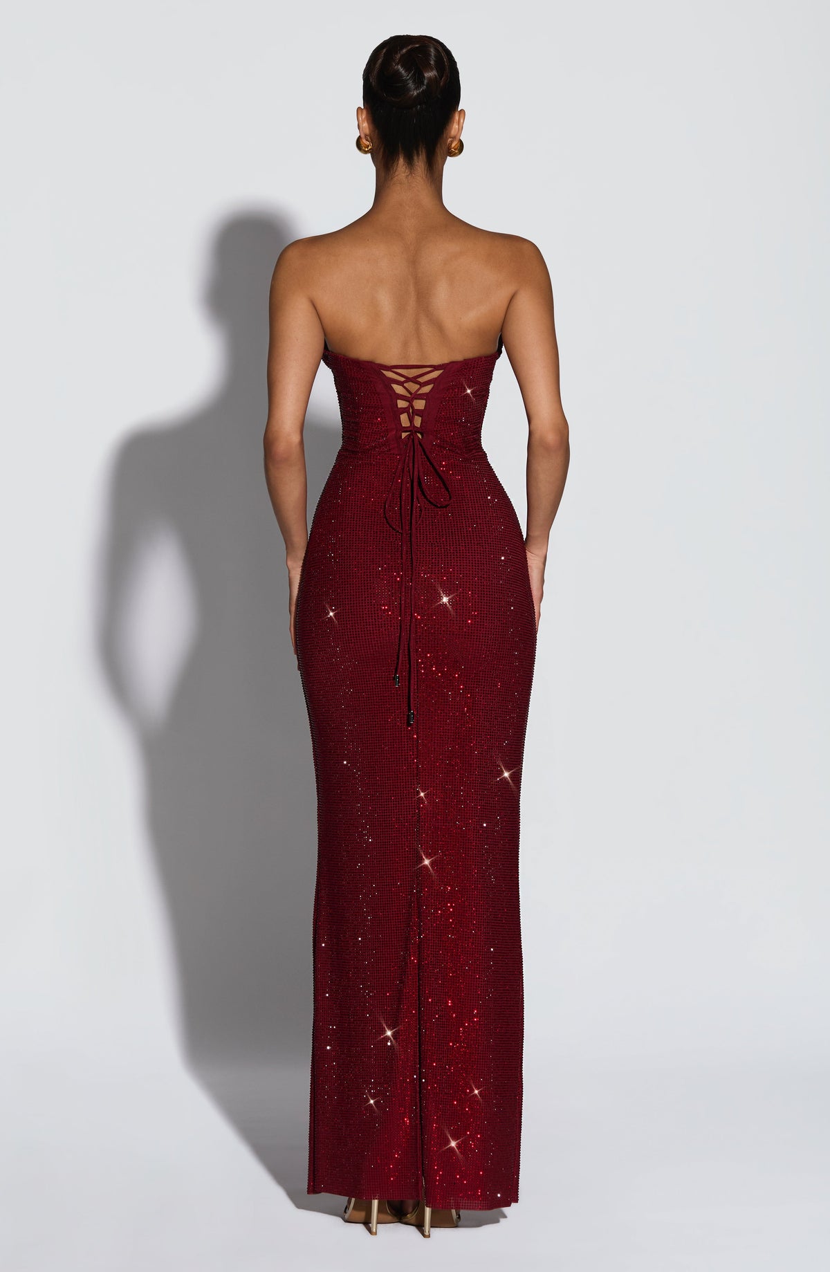 Vestido Maxi con Brillo Vera