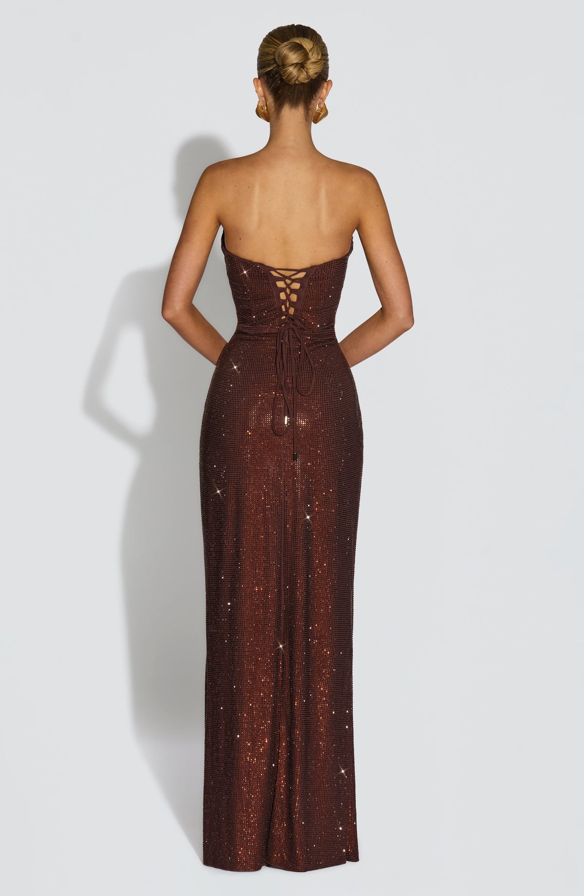 Vestido Maxi con Brillo Lidia