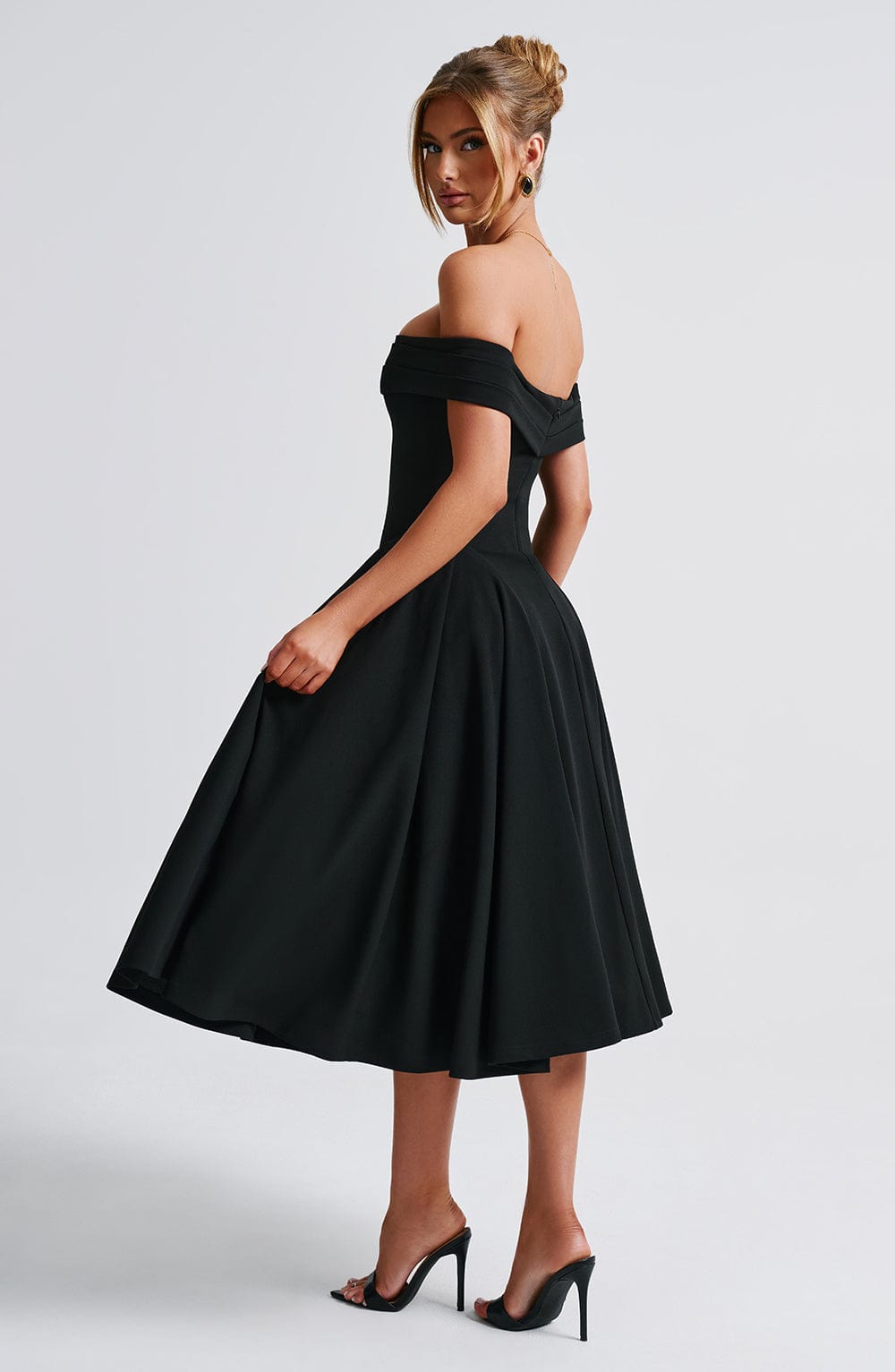 Vestido Midi Bardot Mía Marta