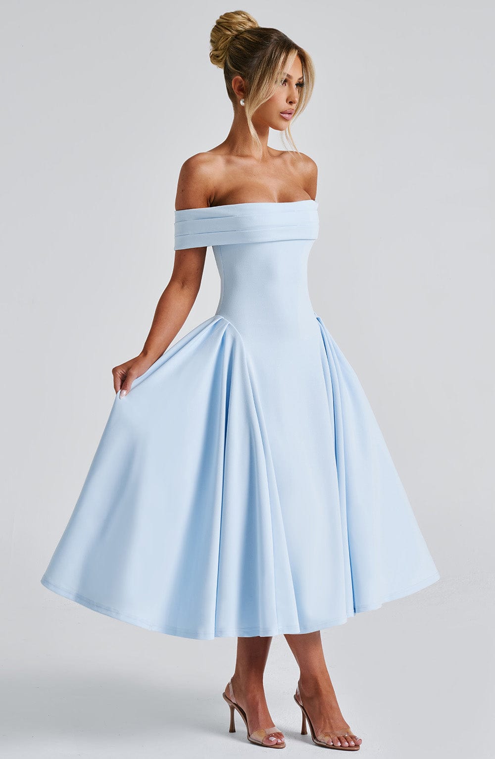 Vestido Midi Bardot Mía Marta