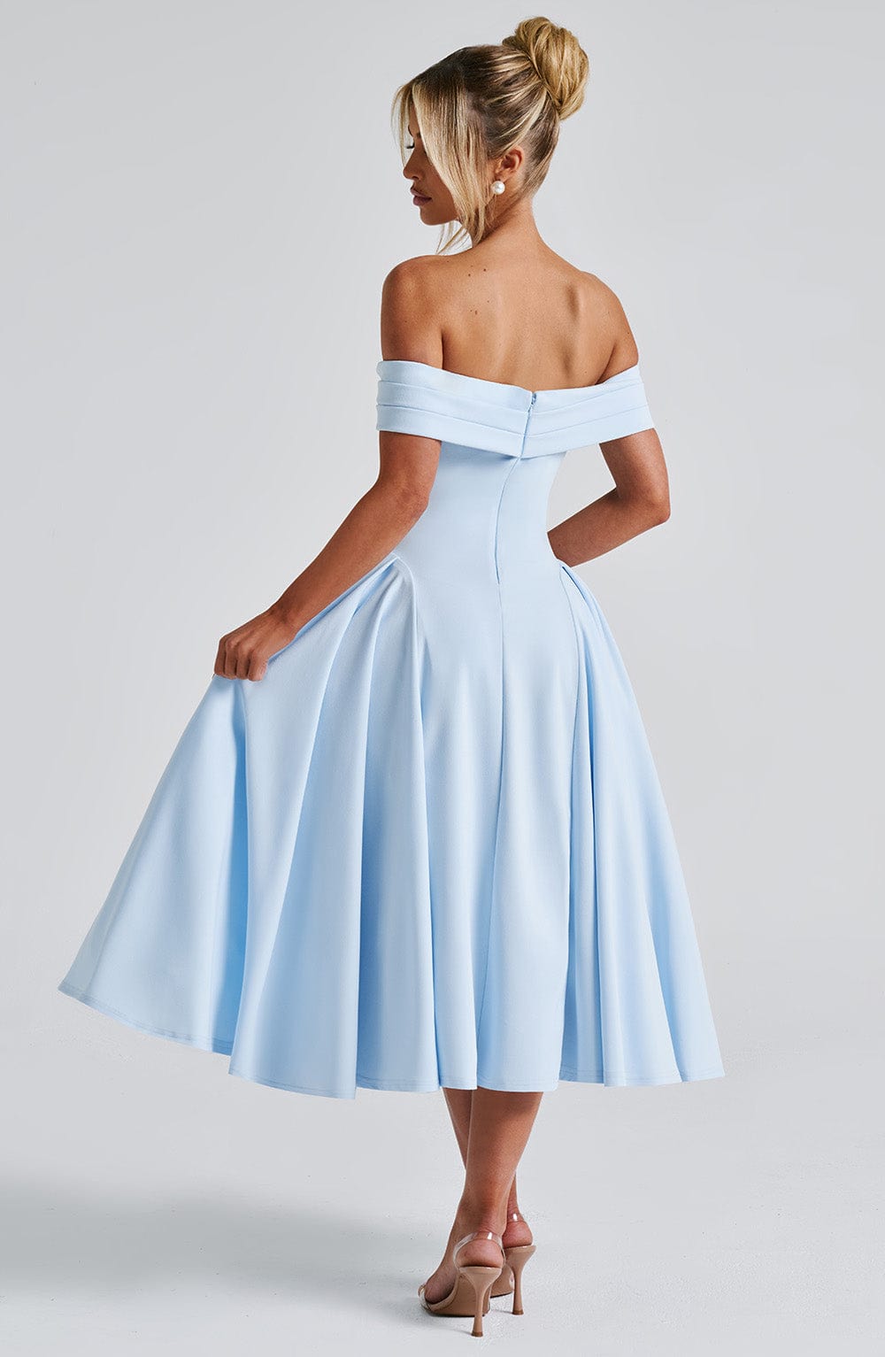 Vestido Midi Bardot Mía Vera