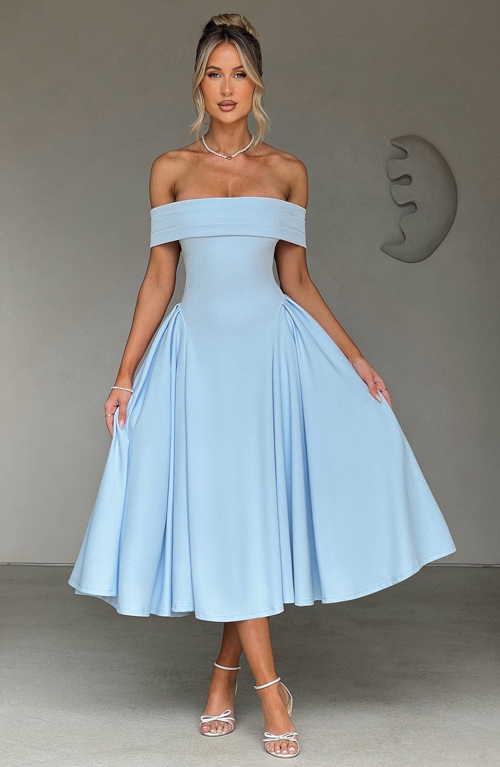 Vestido Midi Bardot Mía Marta