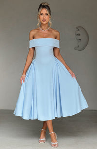 Vestido Midi Bardot Mía Marta