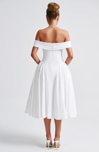 Vestido Midi Bardot Mía Marta