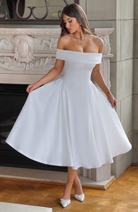 Vestido Midi Bardot Mía Marta