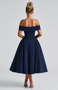 Vestido Midi Bardot Mía Marta