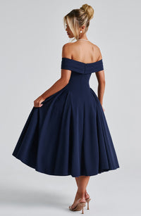 Vestido Midi Bardot Mía Vera
