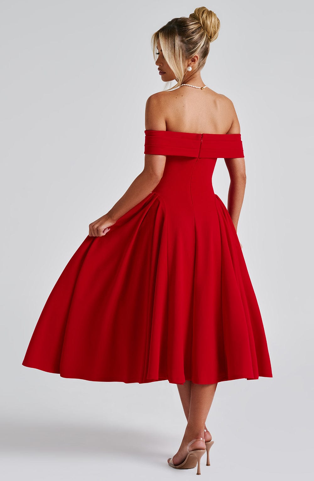 Vestido Midi Bardot Mía Marta