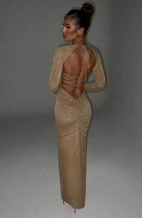Vestido Maxi con Brillo Jimena Vera