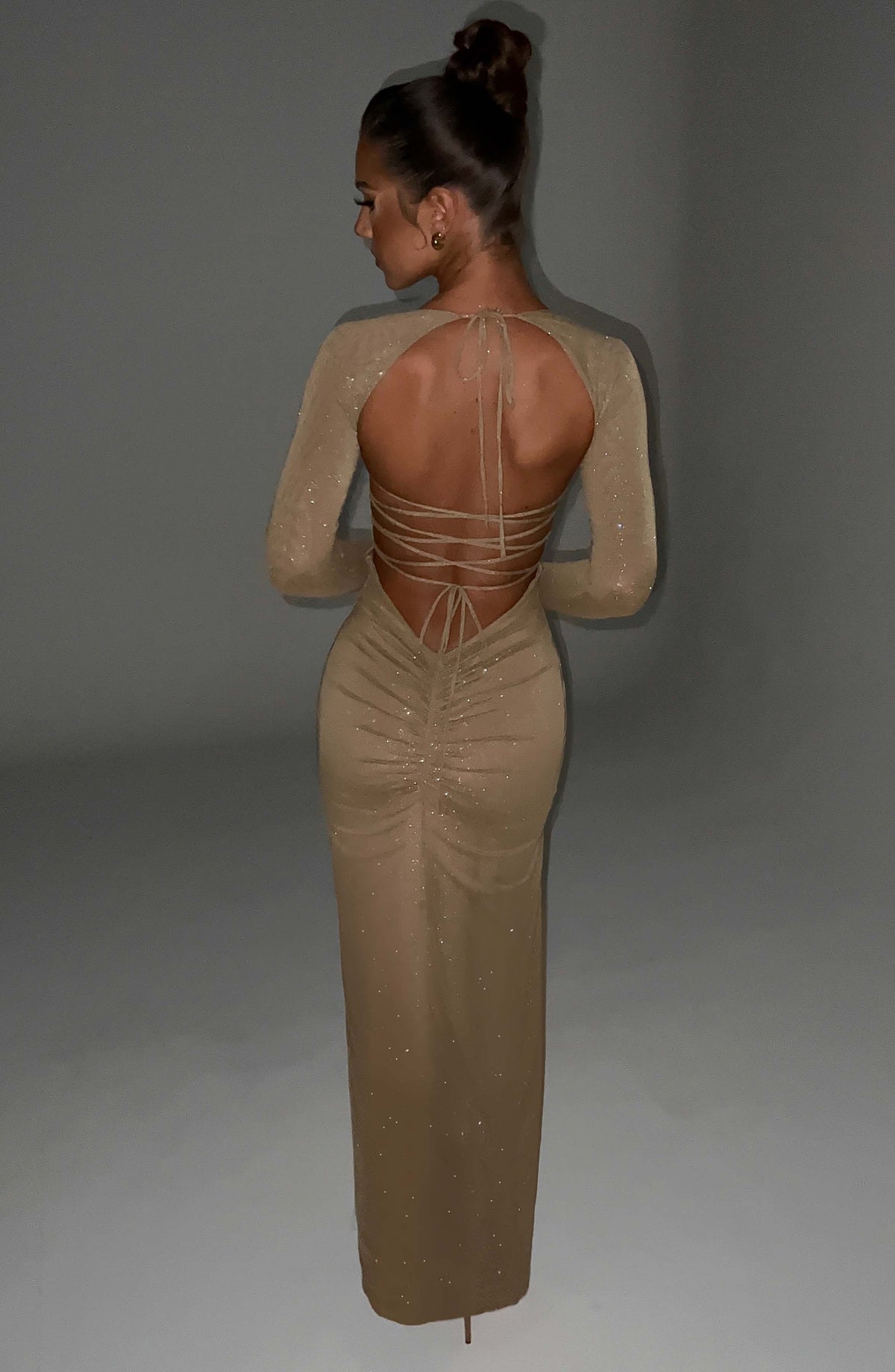 Vestido Maxi con Brillo Jimena Vera