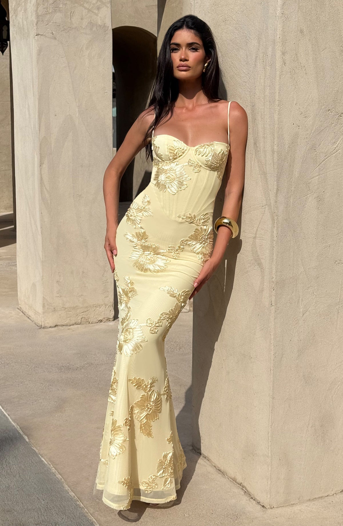 Vestido Maxi Corsé Marta Elena