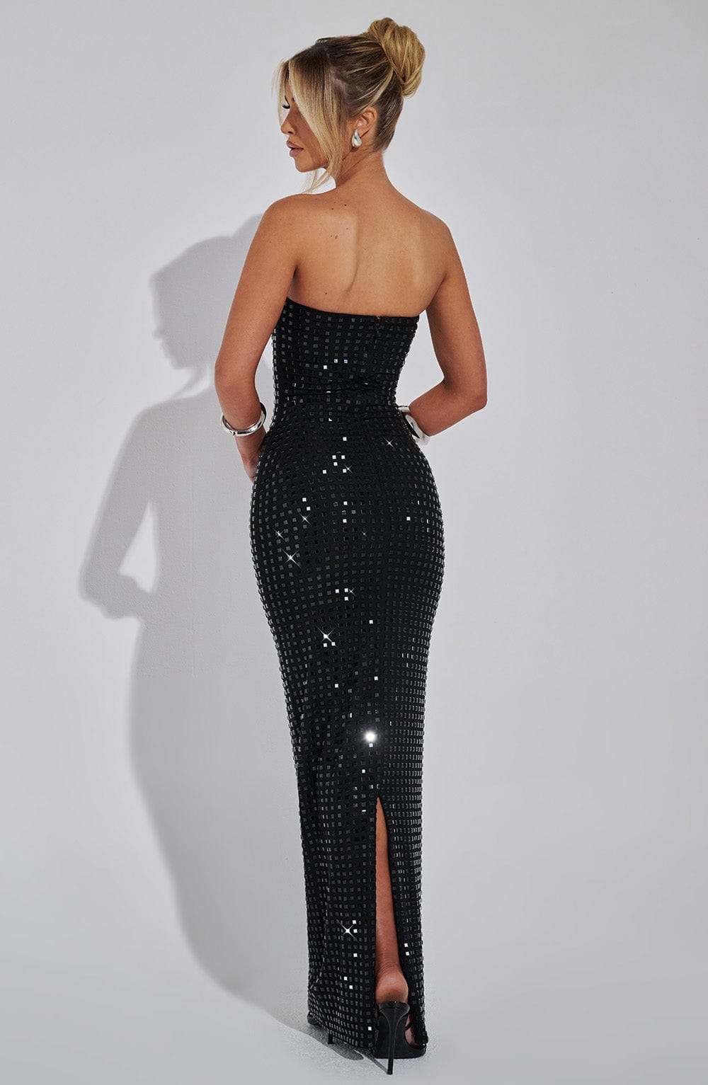 Vestido Maxi con Brillo Flavia