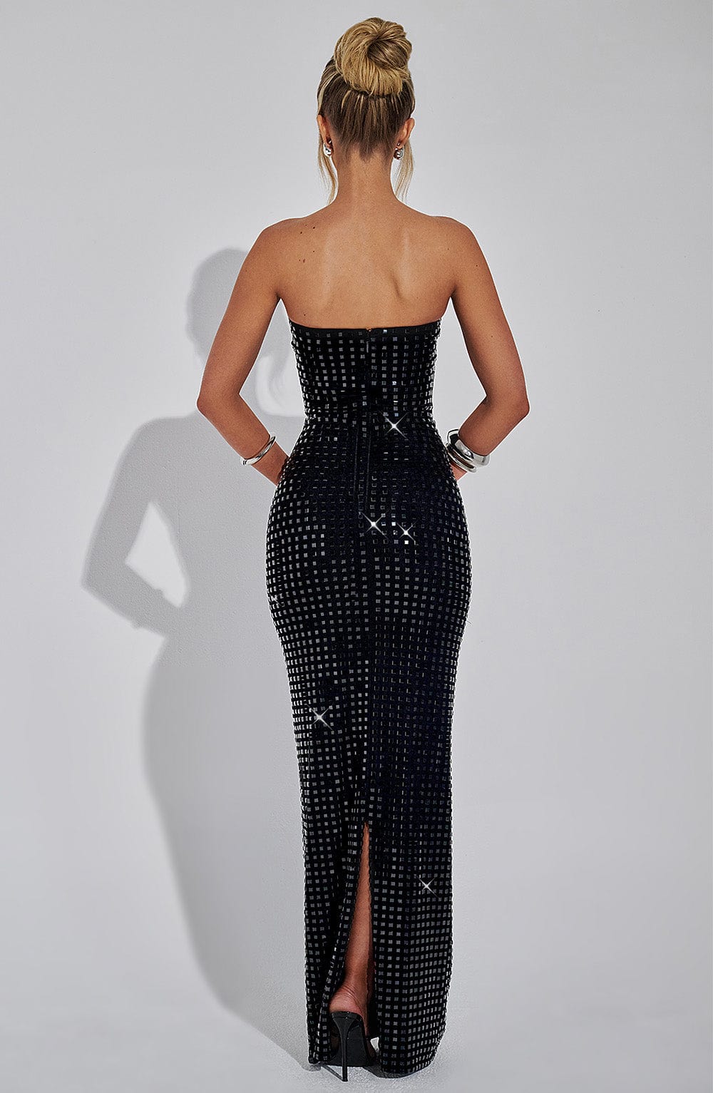 Vestido Maxi con Brillo Flavia