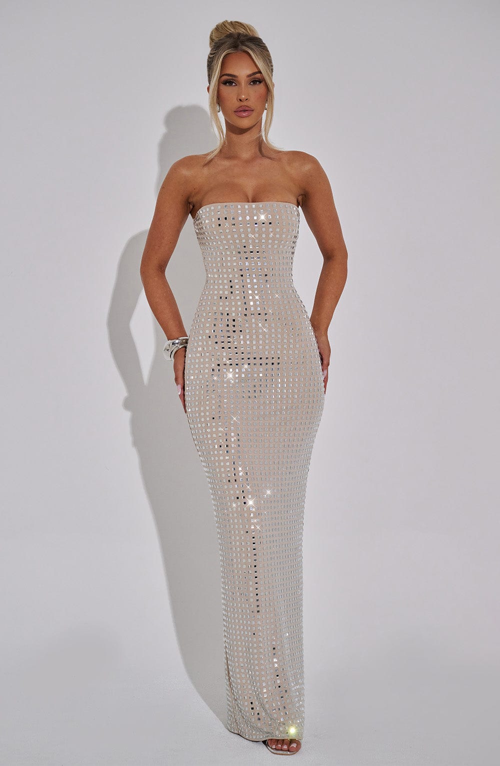 Vestido Maxi con Brillo Marta