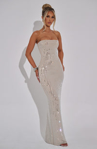 Vestido Maxi con Brillo Marta