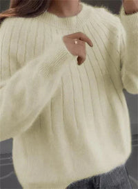 Jersey de Lana Cuello Redondo Manga Larga
