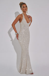 Vestido Maxi con Brillo Ainhoa
