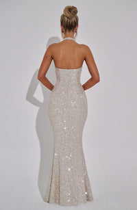 Vestido Maxi con Brillo Ainhoa