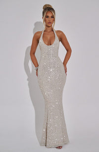 Vestido Maxi con Brillo Ainhoa