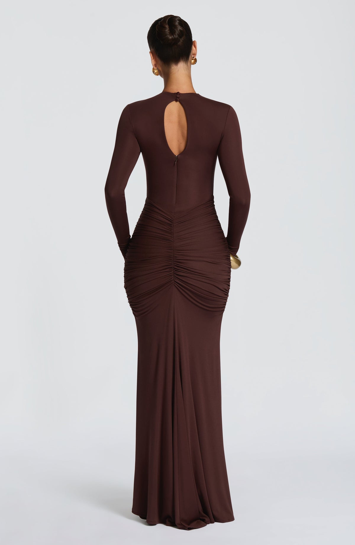 Vestido Maxi de Cuello Alto Ximena