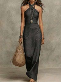 Vestido Largo Halter