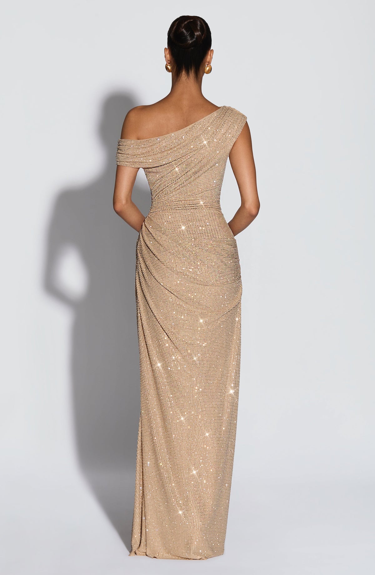 Vestido Maxi con Brillo Jimena