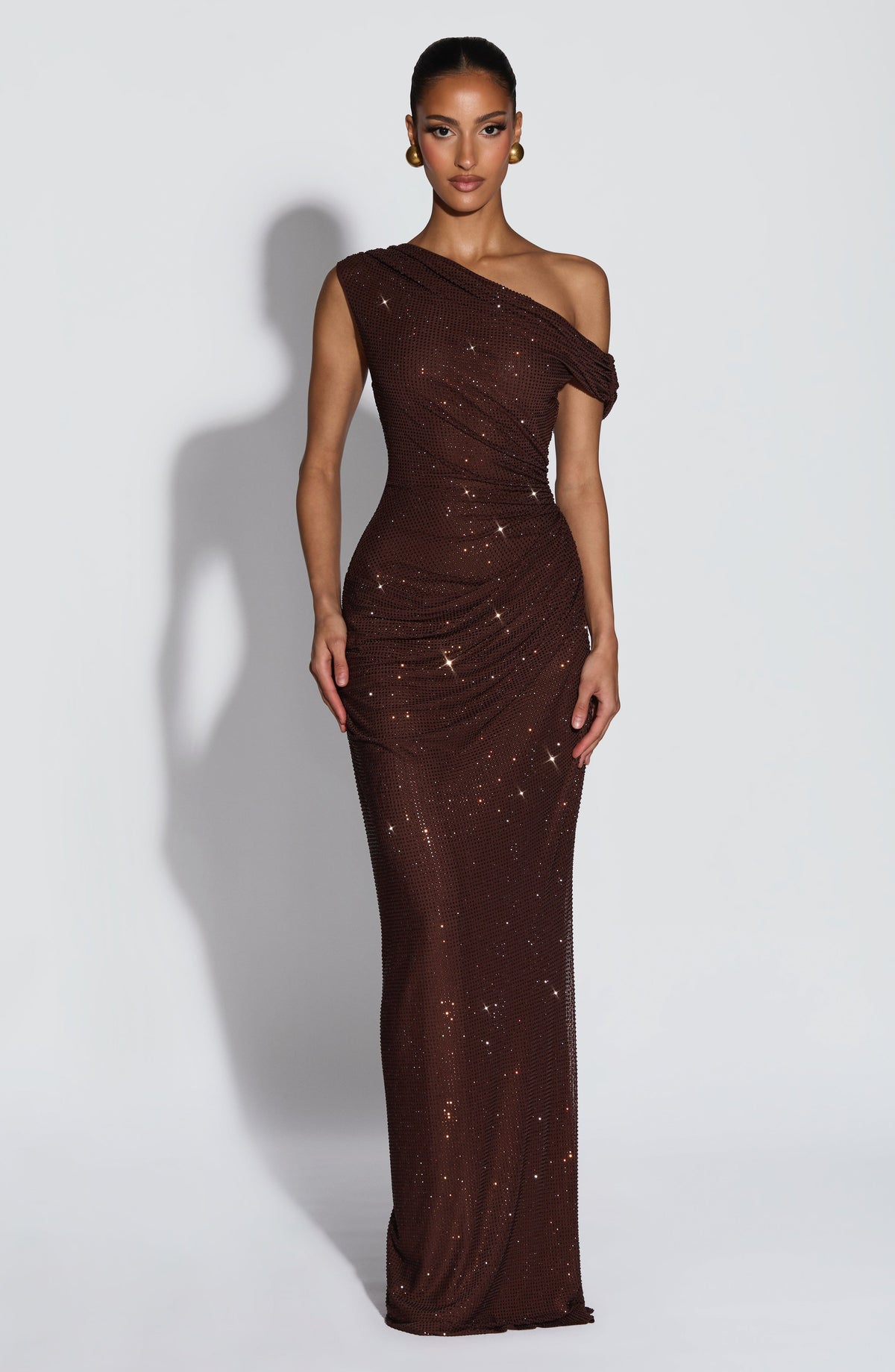 Vestido Maxi con Brillo Jimena