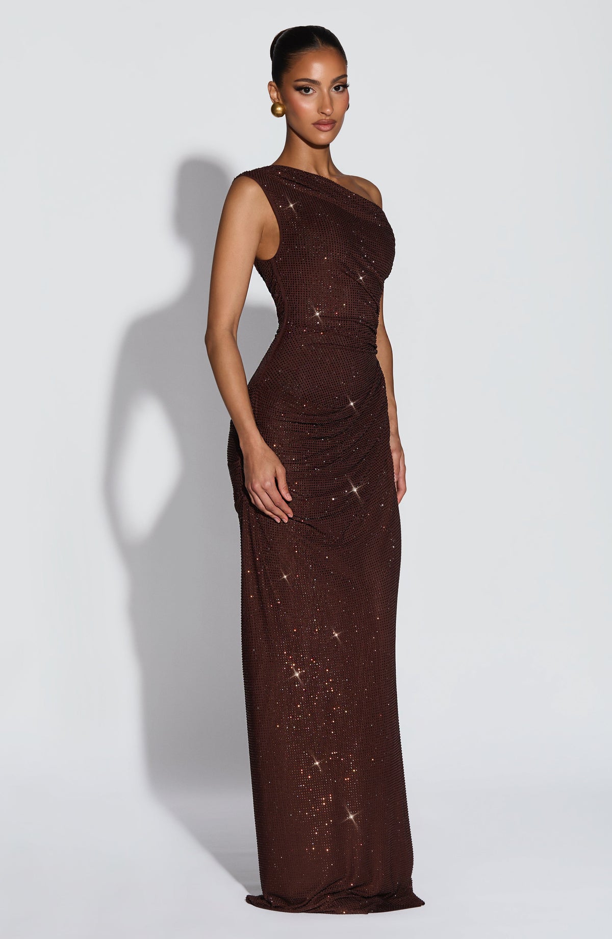 Vestido Maxi con Brillo Cayetana