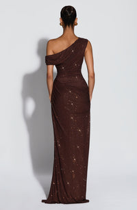 Vestido Maxi con Brillo Ariana