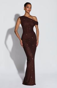Vestido Maxi con Brillo Ariana