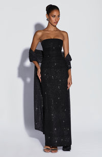 Vestido Maxi con Brillo Tamara Alma