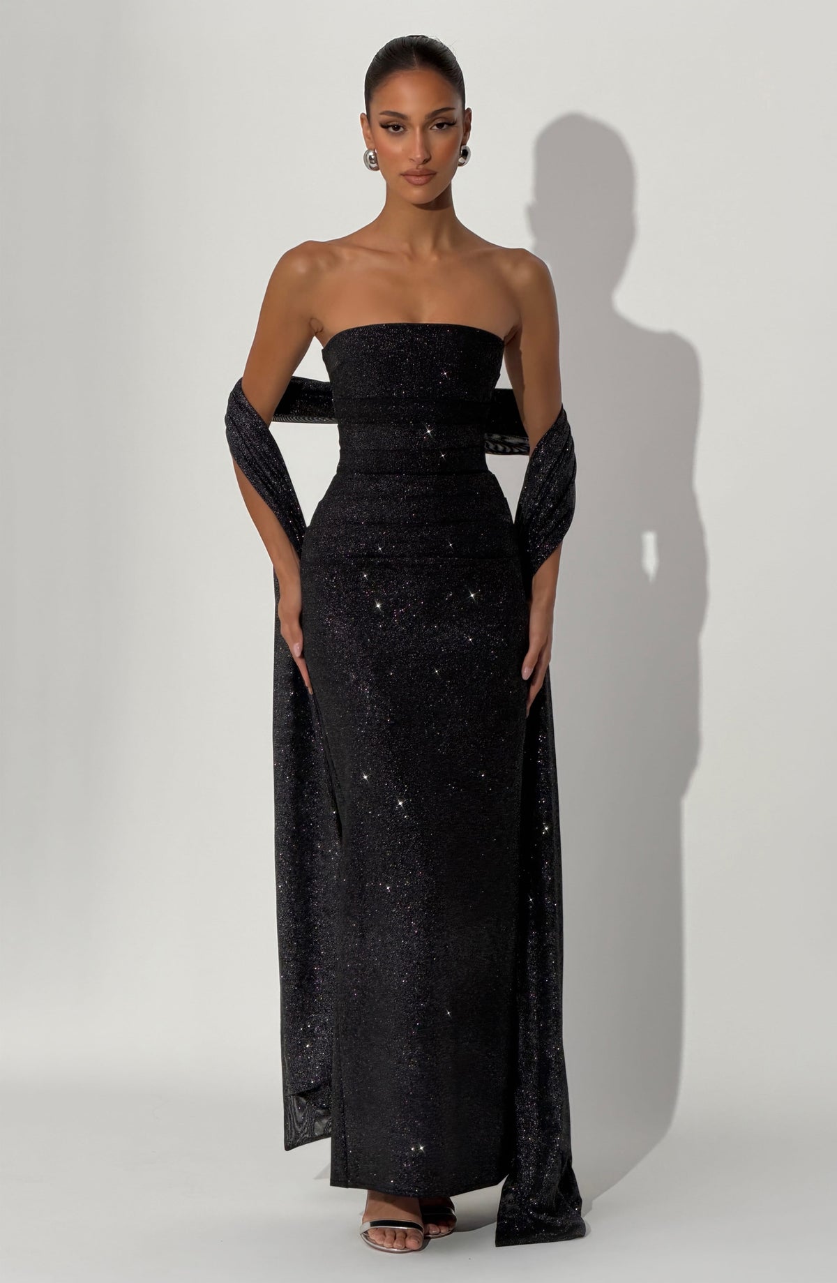 Vestido Maxi con Brillo Tamara Alma