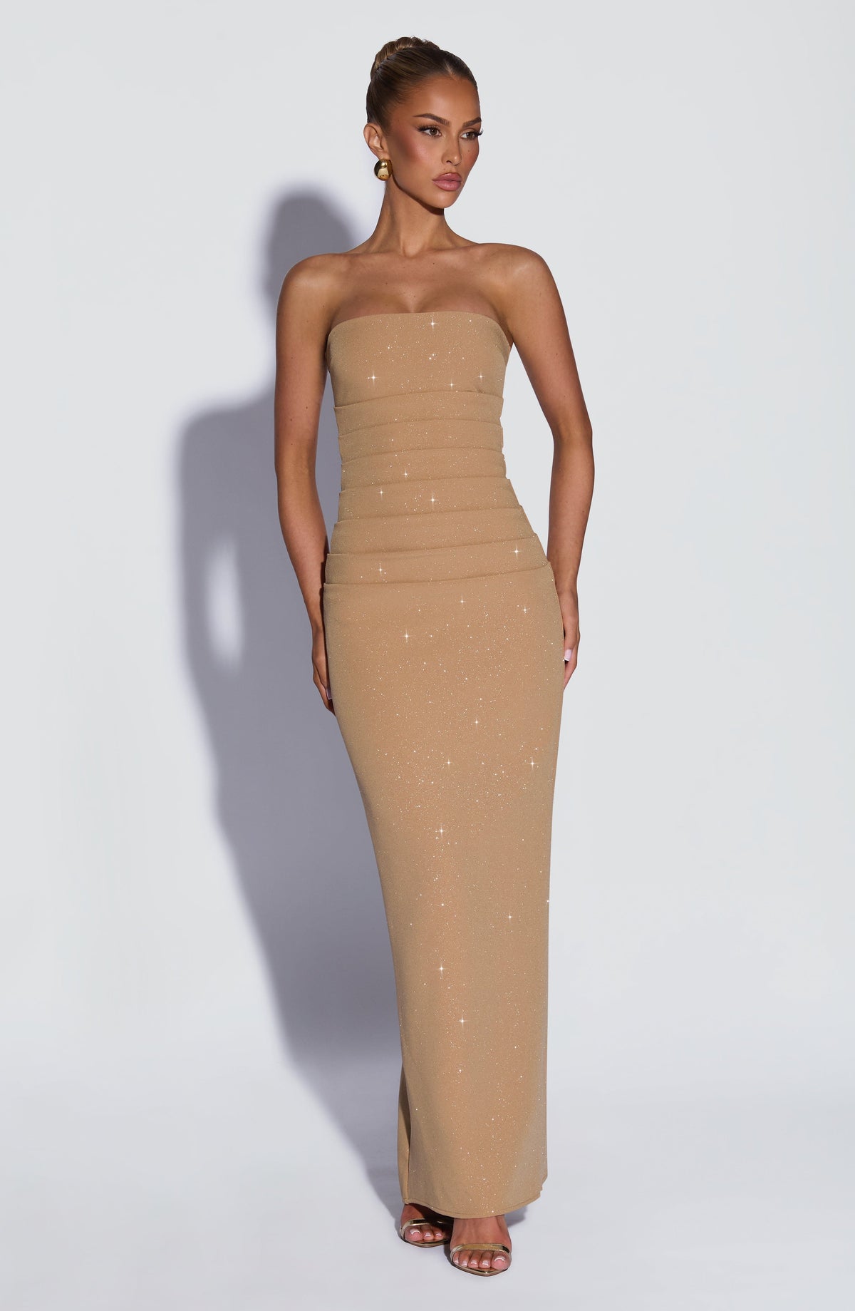 Vestido Maxi con Brillo Tamara Lucia