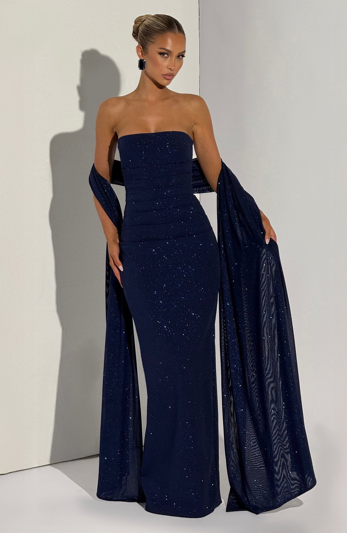 Vestido Maxi con Brillo Tamara Alma