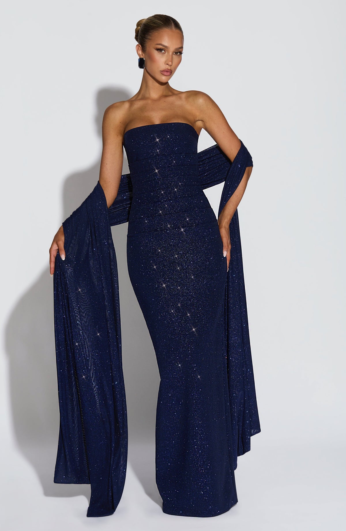 Vestido Maxi con Brillo Tamara Alma