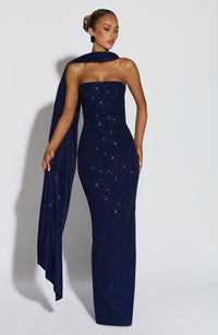 Vestido Maxi con Brillo Tamara Lucia