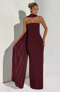 Vestido Maxi con Brillo Tamara Alma