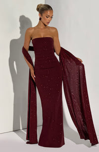 Vestido Maxi con Brillo Tamara Alma