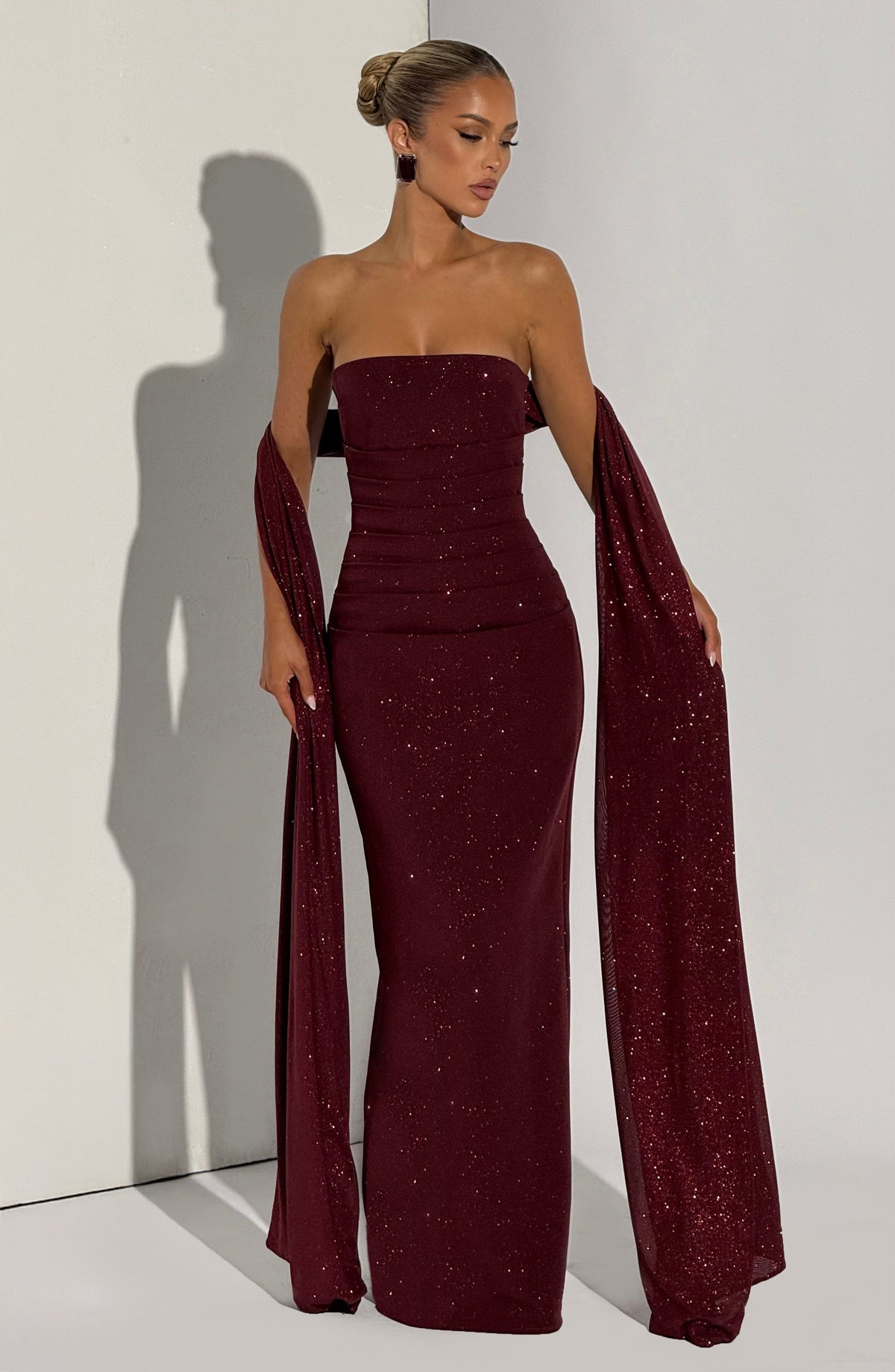 Vestido Maxi con Brillo Tamara Lucia