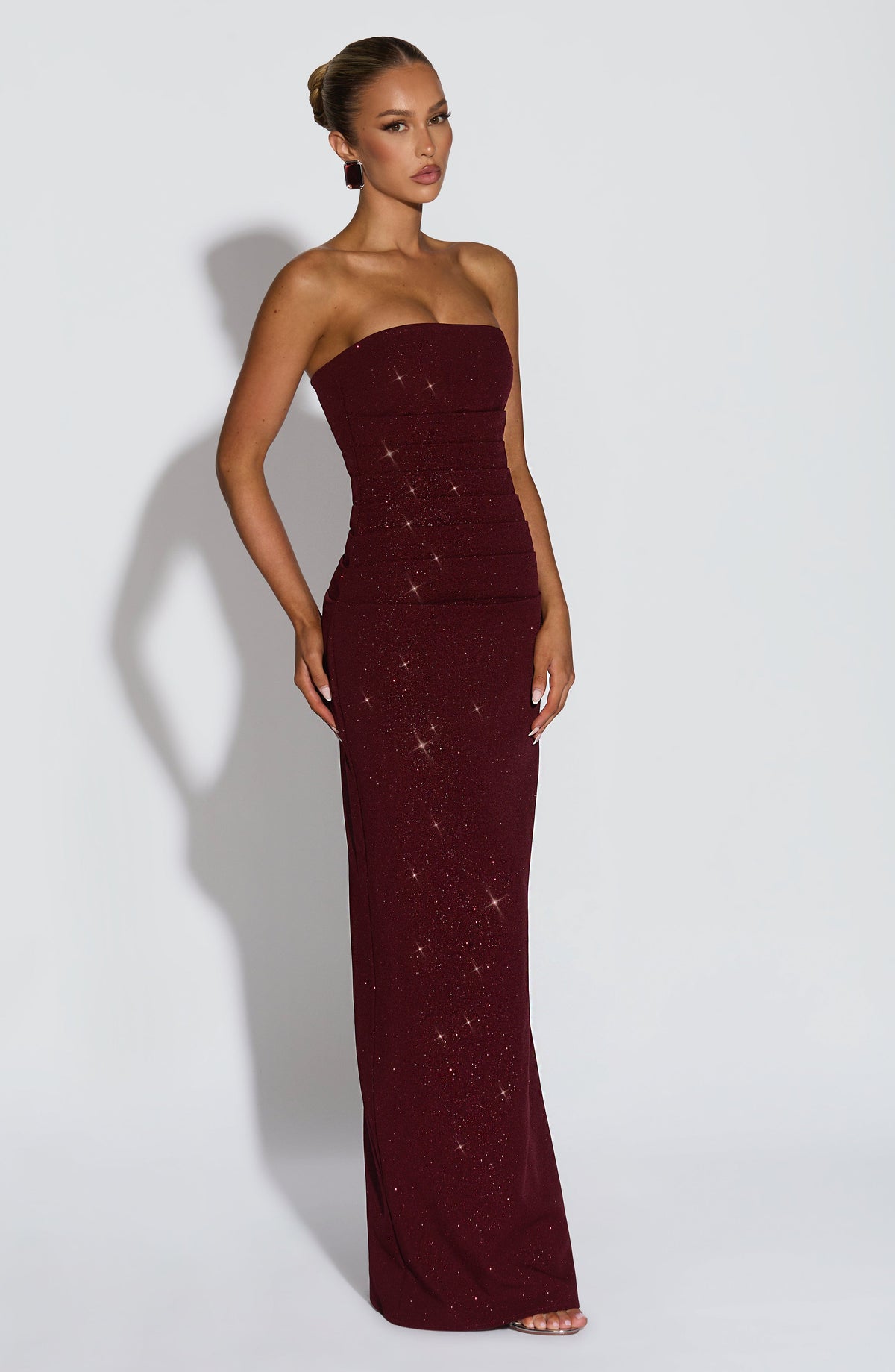 Vestido Maxi con Brillo Tamara Alma
