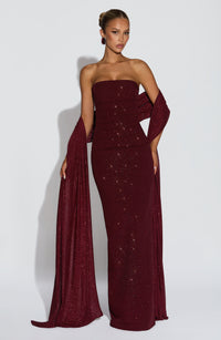 Vestido Maxi con Brillo Tamara Lucia